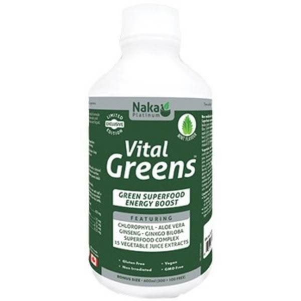 Naka Platinum Vital Greens Superfood - 600 mL