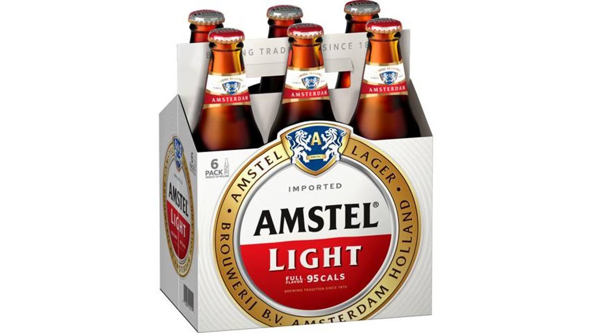 Amstel Light Beer, Lager, 6 Pack - 6 pack, 12 fl oz bottles
