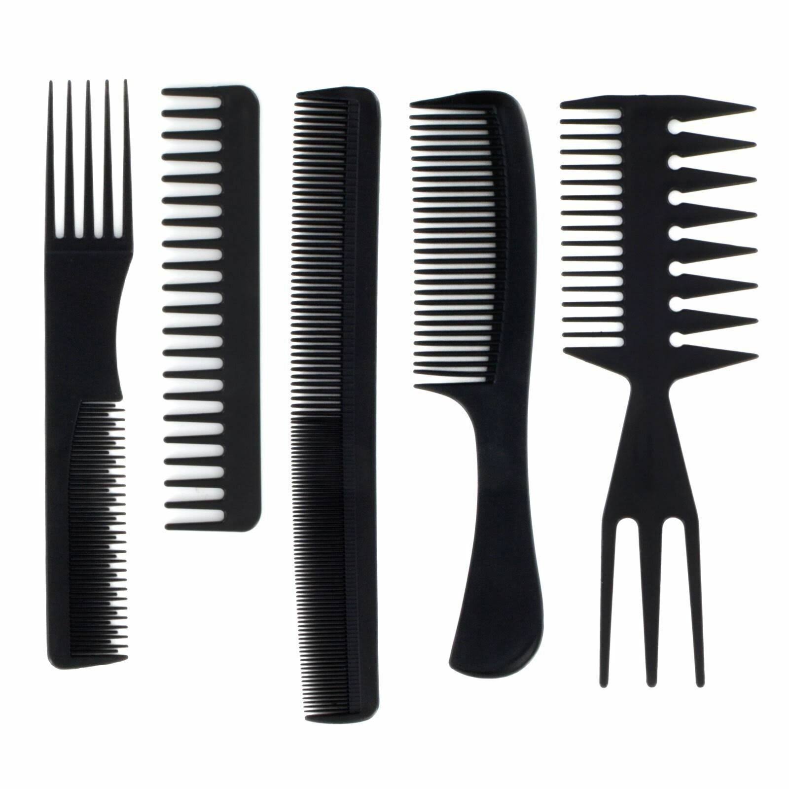 Enrico Salon Stylists Hair Comb Set 5 Piece
