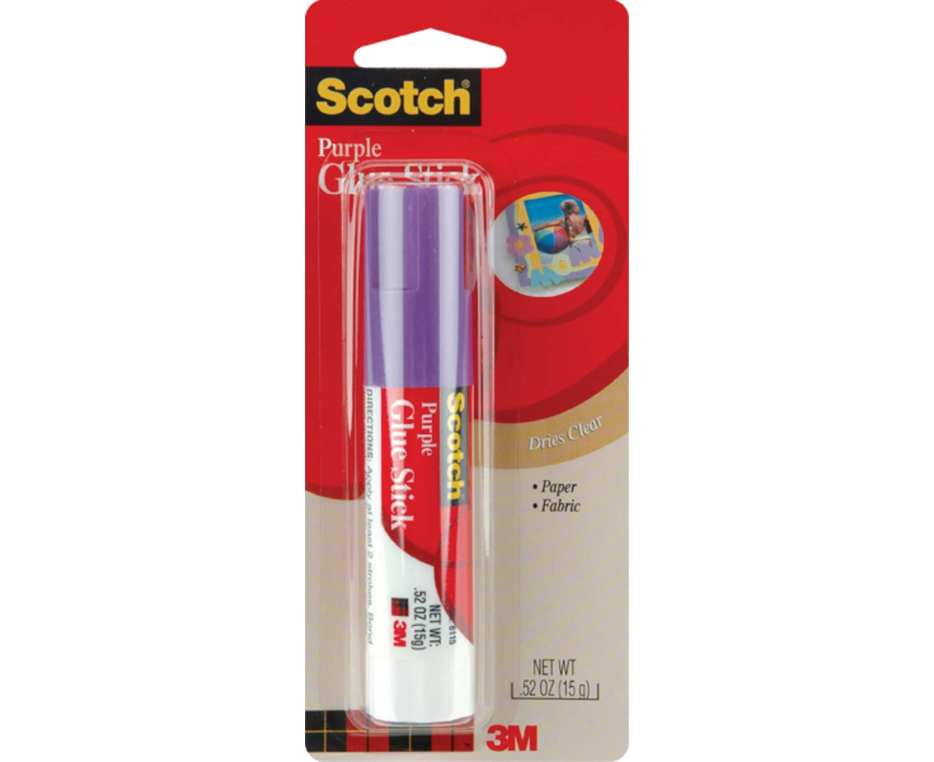 Scotch Purple Glue Stick-.52oz