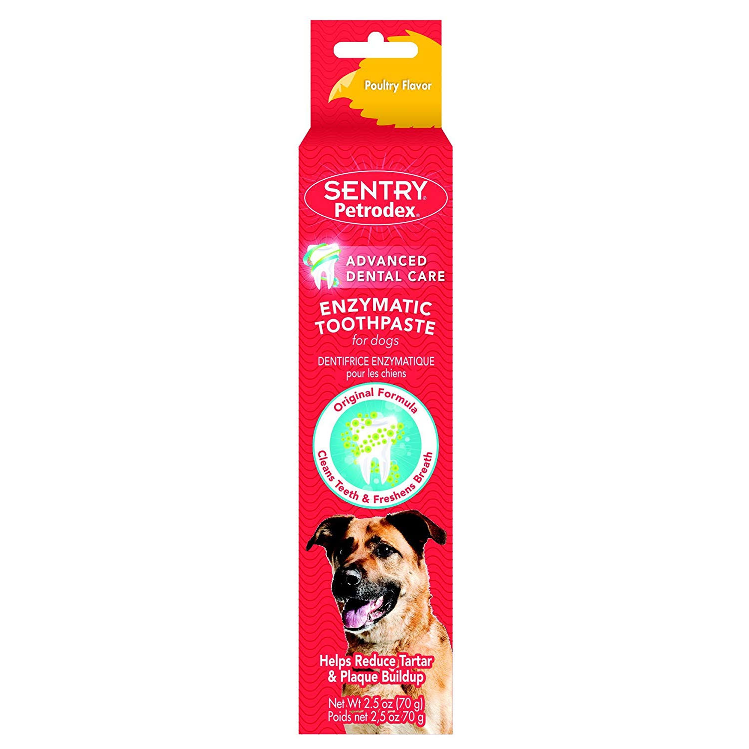 5 PACK of Petrodex Enzymatic Toothpaste for Dogs Poultry - 2.5 oz