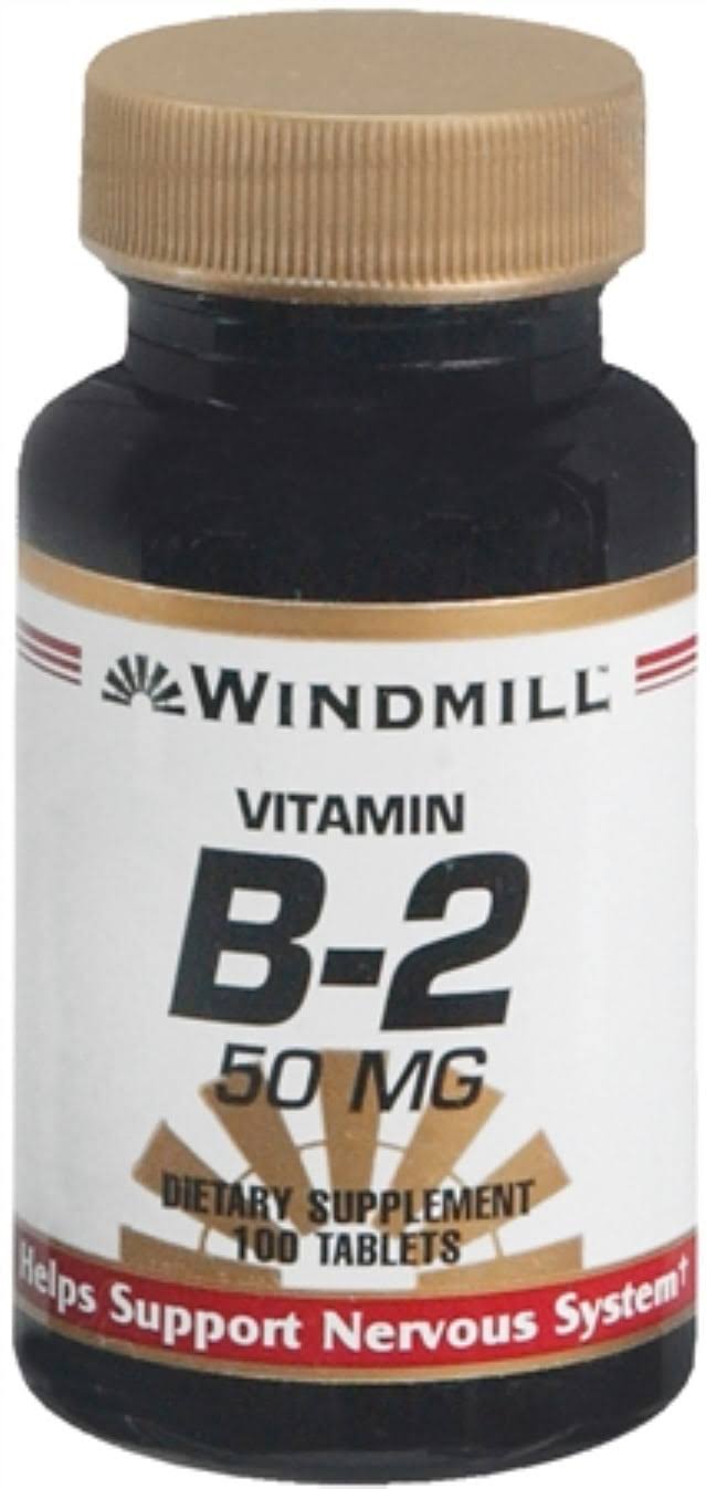 Windmill Vitamin B-2 - 50mg, 100ct