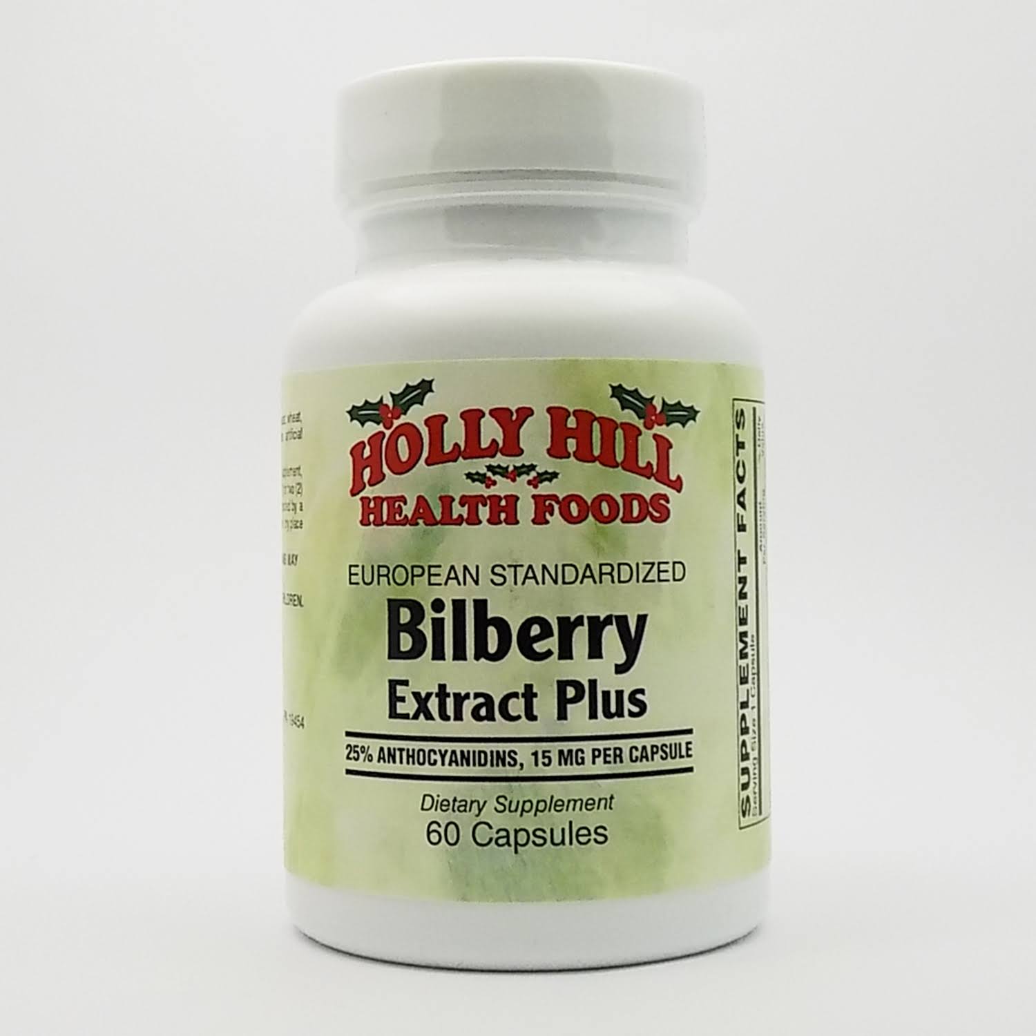 Bilberry Extract Plus 15mg 60 Capsules