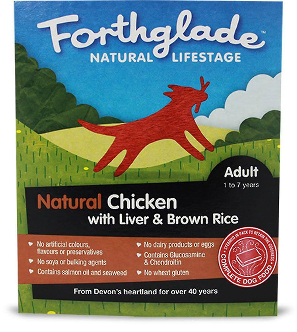 Forthglade Adult Dog Food - Chicken With Liver, Brown Rice & Vegetables, 395g