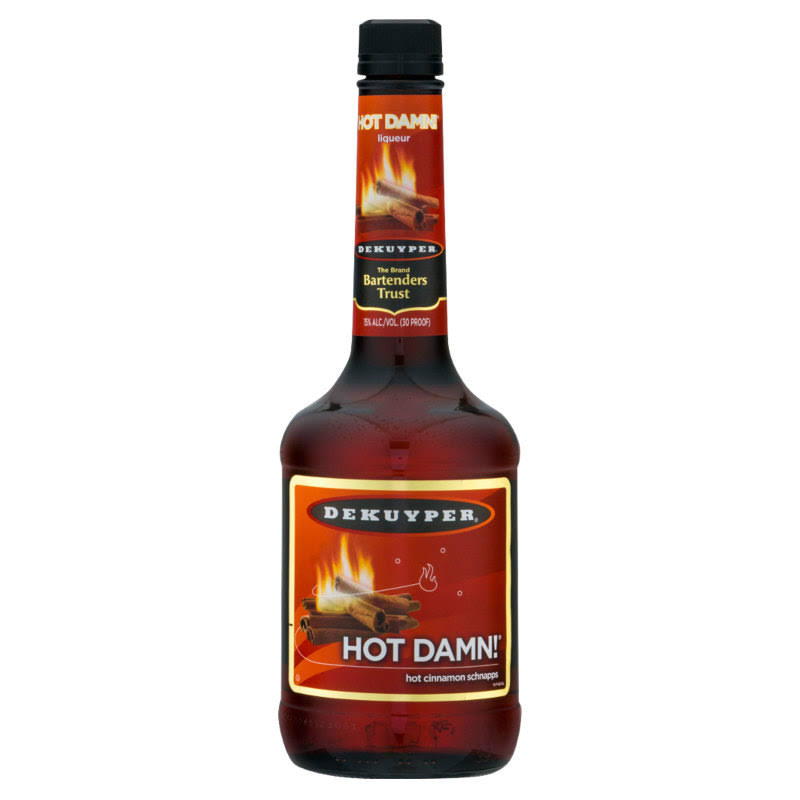 Dekuyper Hot Damn! Hot Cinnamon Schnapps - 750ml
