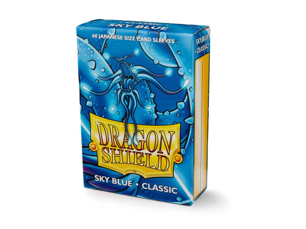 Dragon Shield Classic Sky Blue Japanese Size Card Sleeves - 60ct