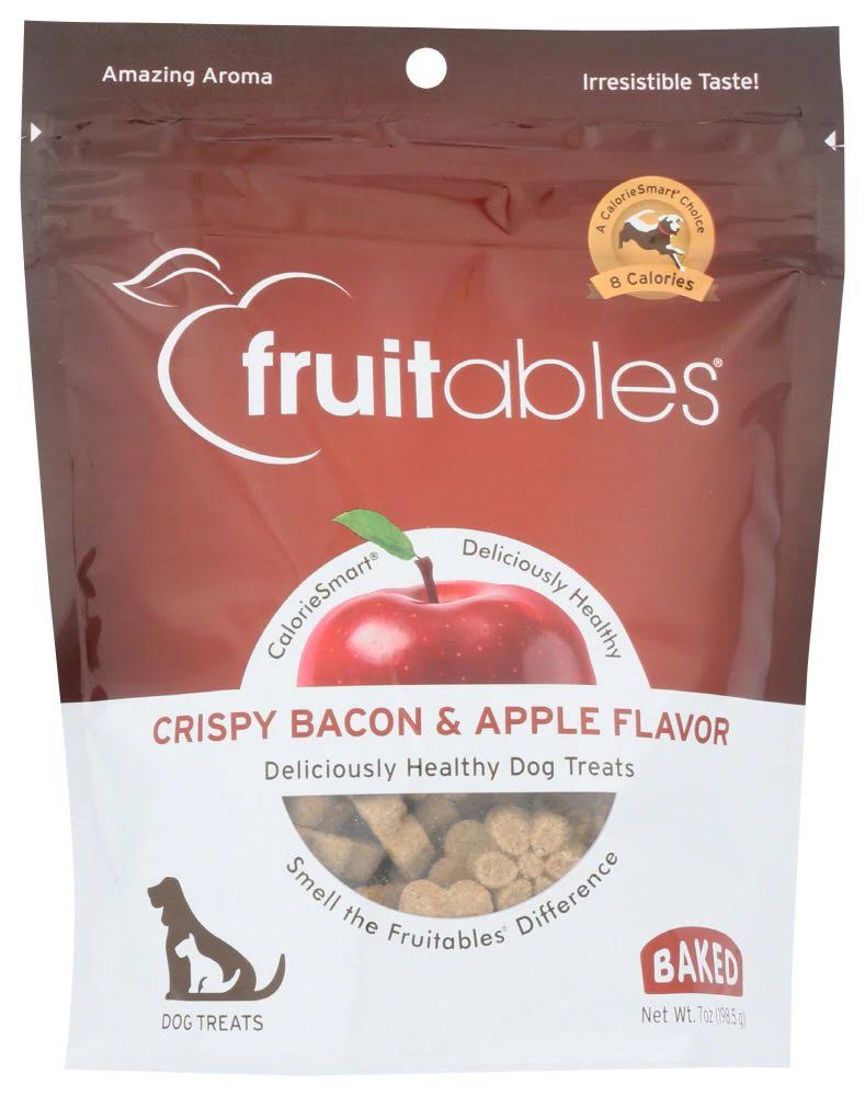 Fruitables Crispy Crunchy Dog Treats - Bacon And Apple