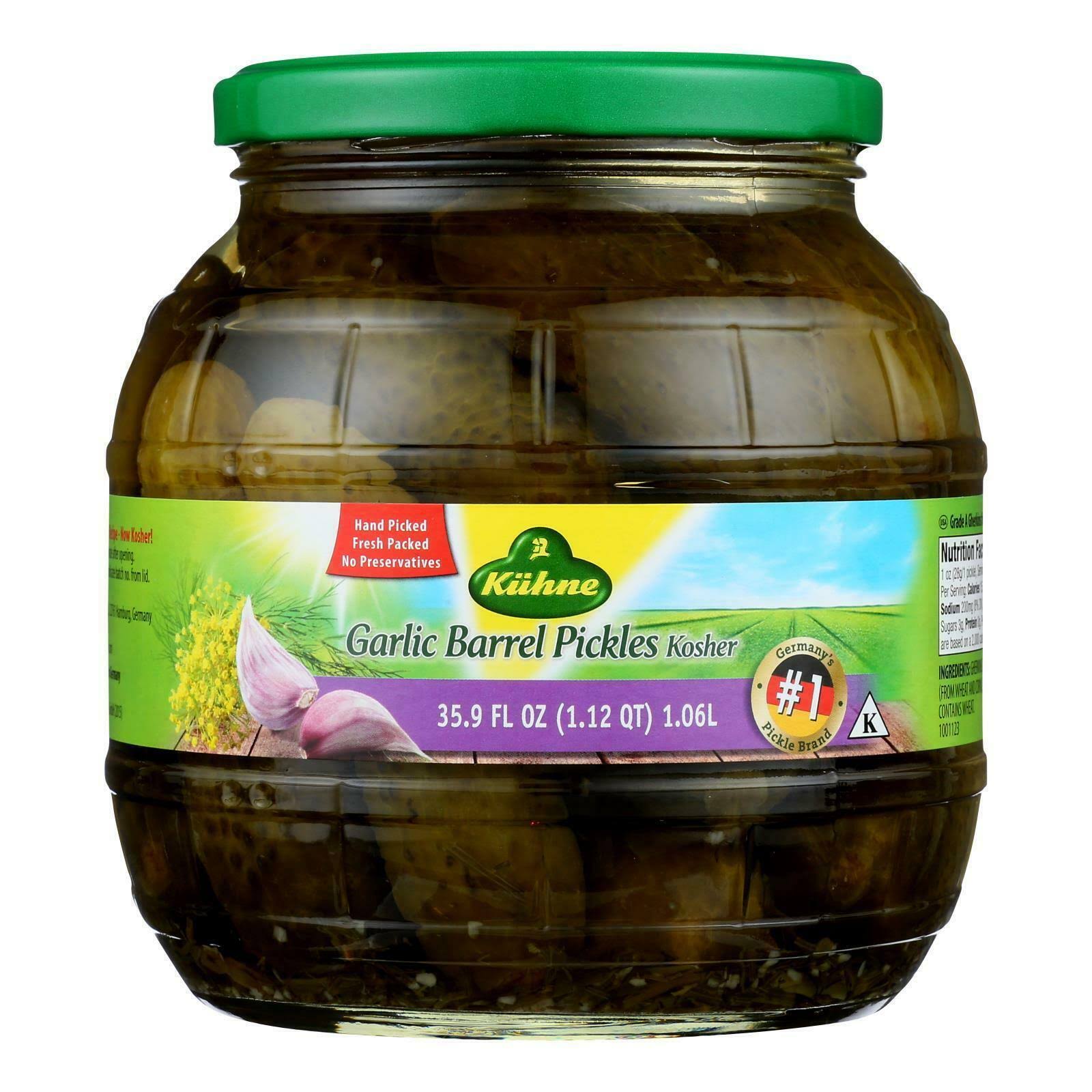 Gundelsheim Barrel Pickles - Garlic, 1062ml