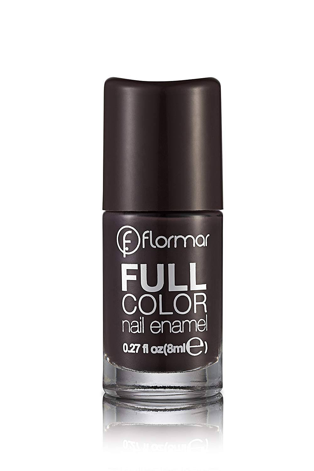 Flormar Full Color Nail Enamel - FC44 Tropic Brown, 8ml