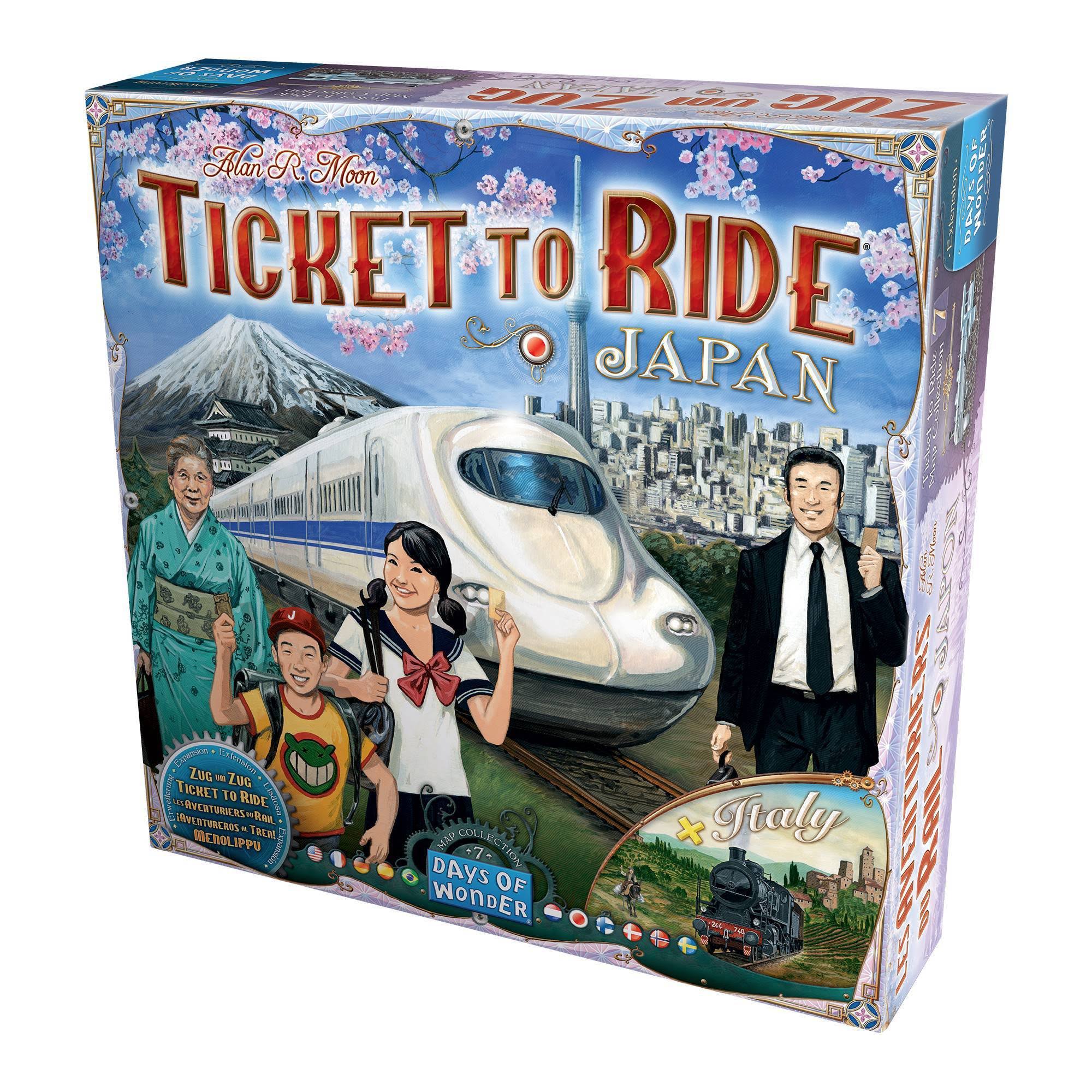 Days of Wonder Expansion Ticket To Ride Japan / Italy Board Game