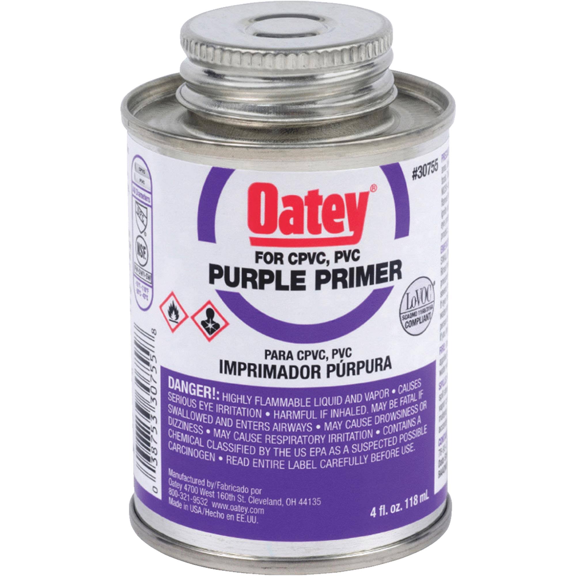 Oatey Primer - Purple, 113ml