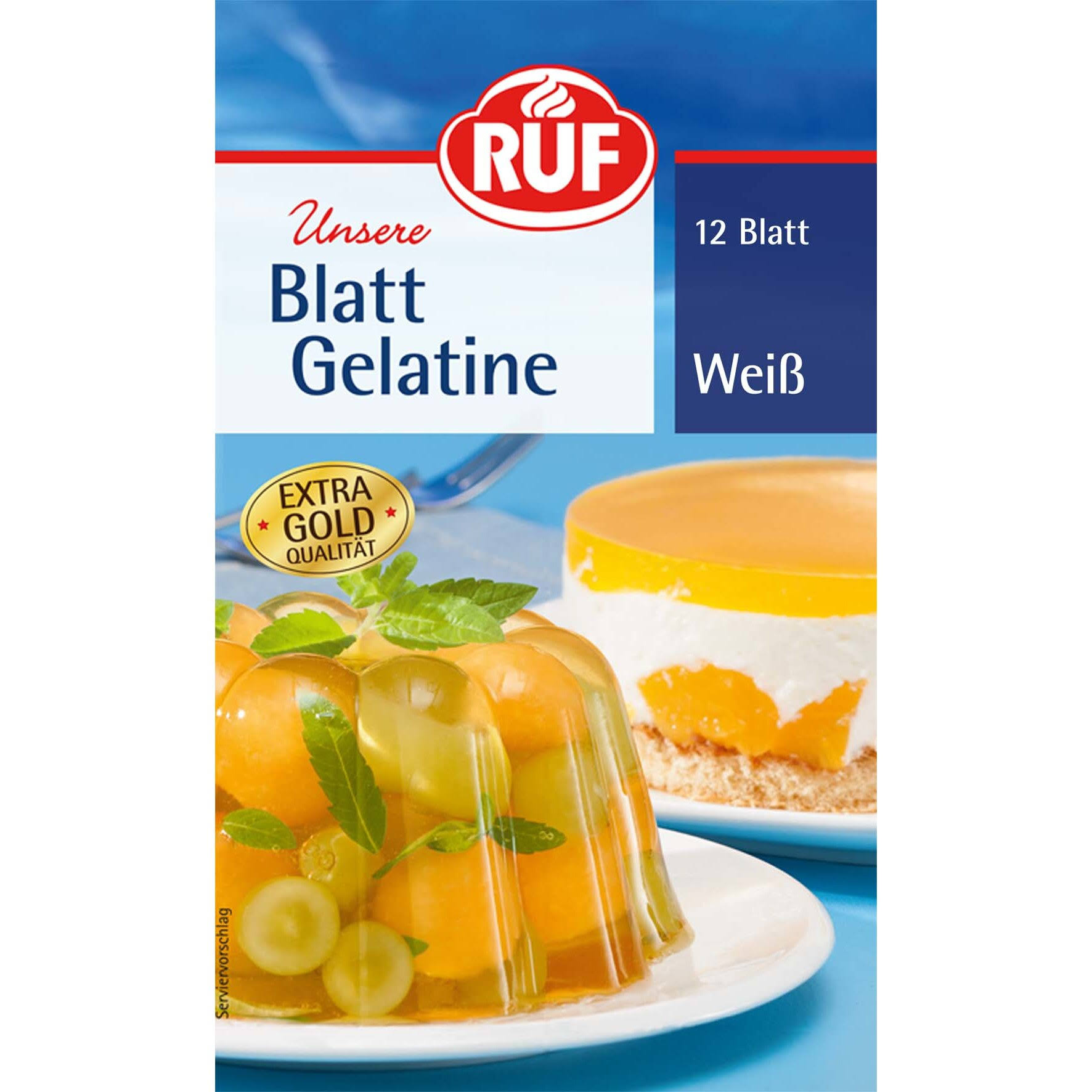 RUF Witte gemalen gelatine 3 x 9 gram