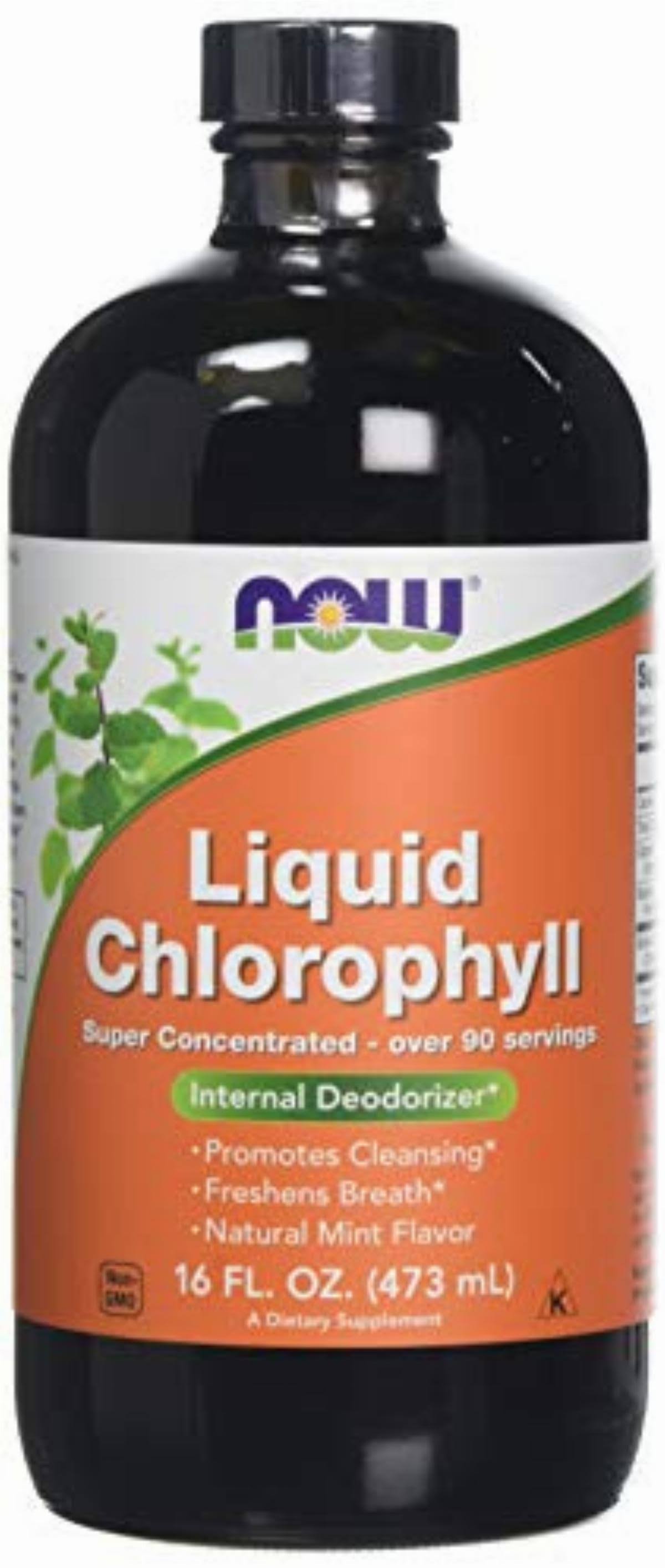 Now Foods Liquid Chlorophyll - Mint, 473ml
