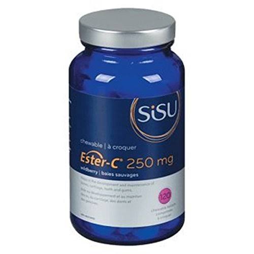 Sisu Ester C Chewable Orange Supplement Tablets - 250mg, 120ct