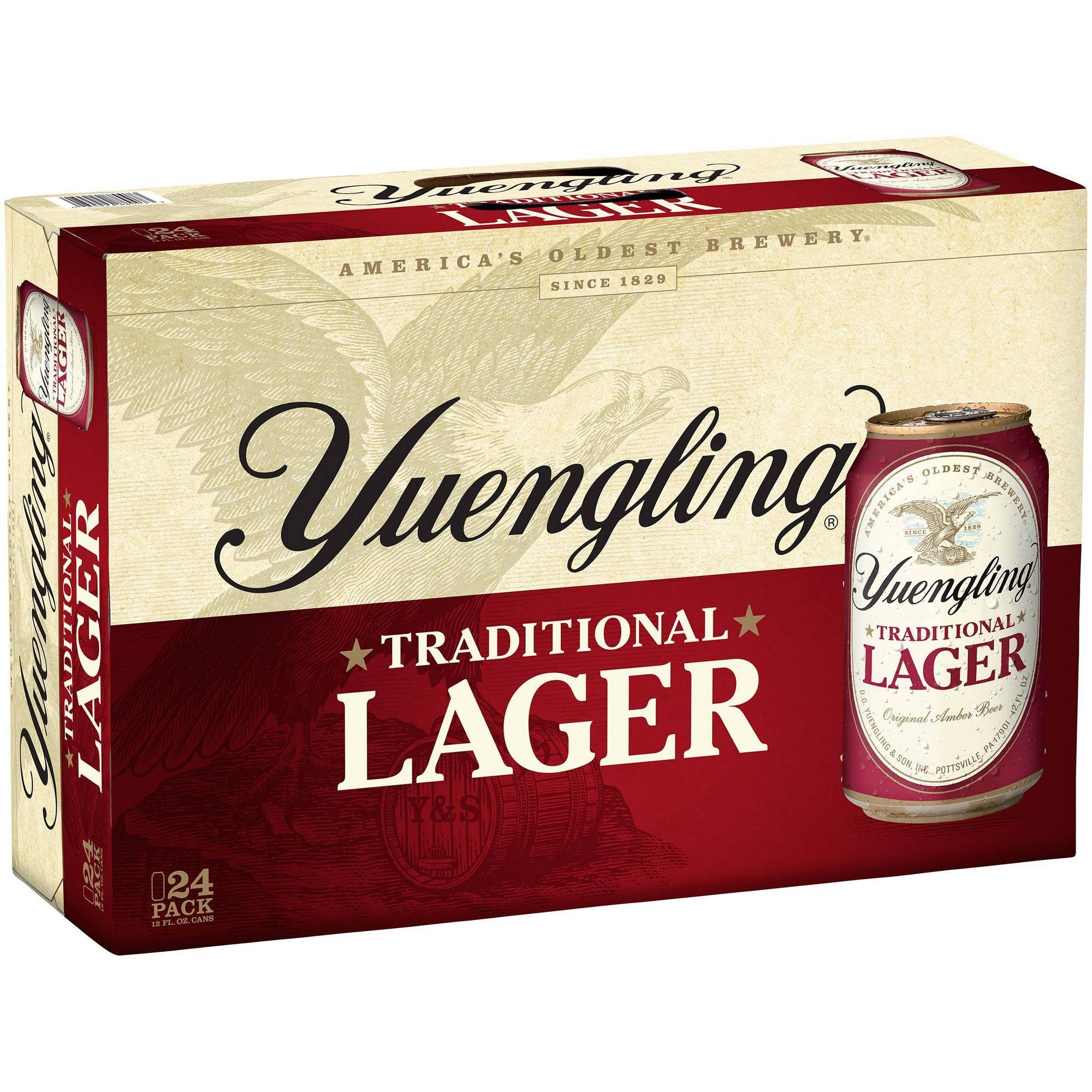 Yuengling Traditional Original Amber Lager - 24 Cans