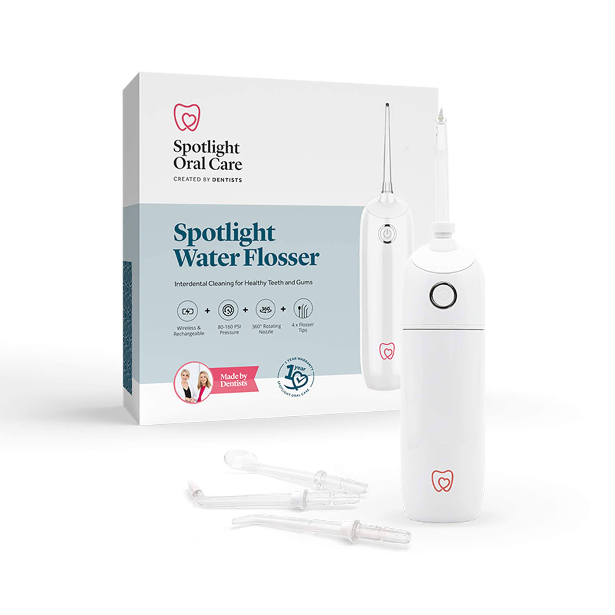 Spotlight Oral Care Water Flosser , White