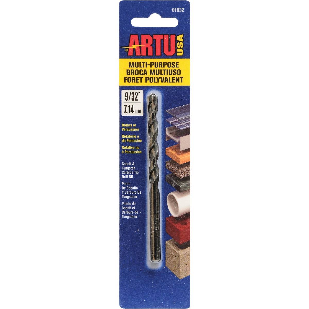 Artu Multi-Purpose Drill Bit - 9/32x4-3/8''