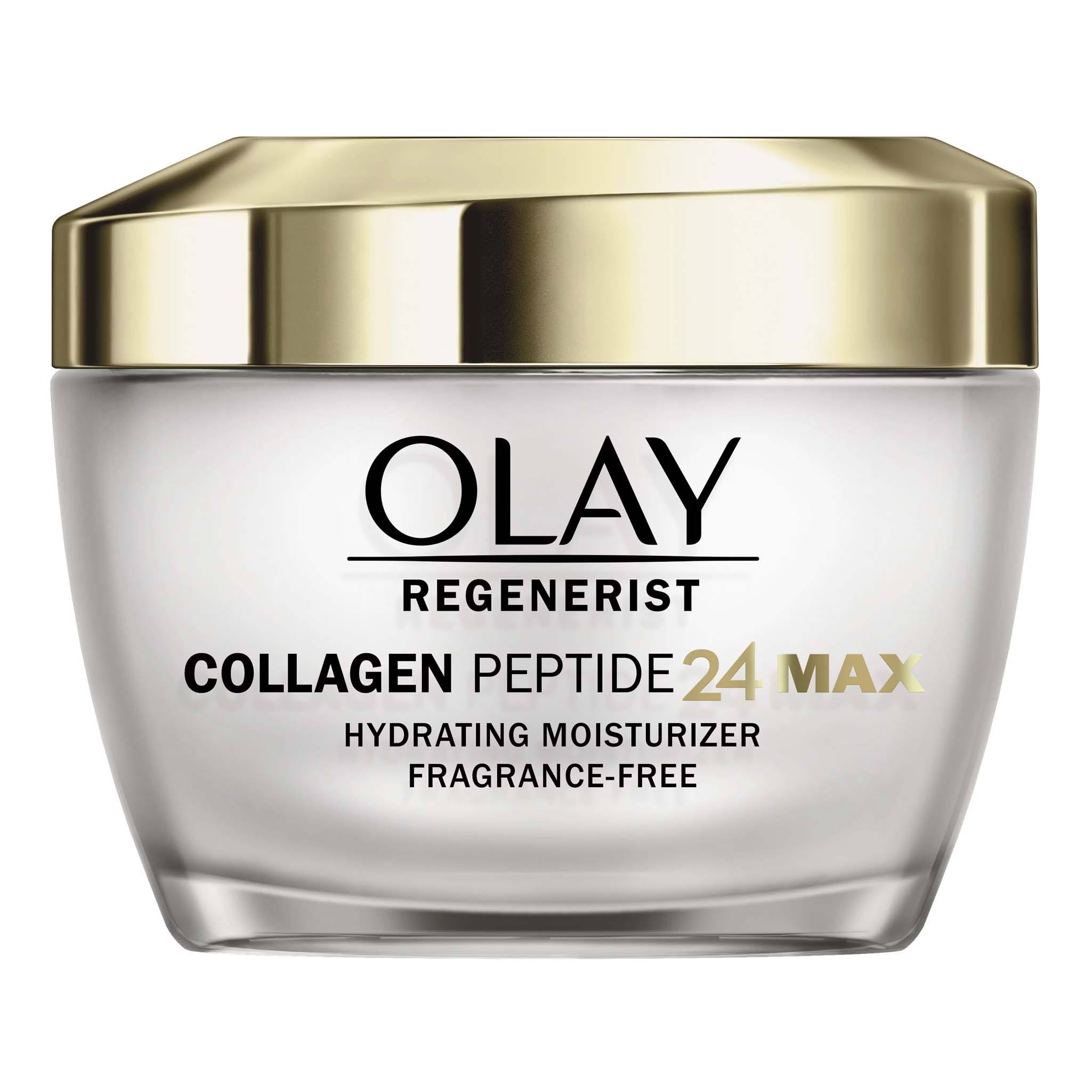 Olay Regenerist Collagen Peptide 24 Max Face Moisturizer, Fragrance Free, 1.7 oz