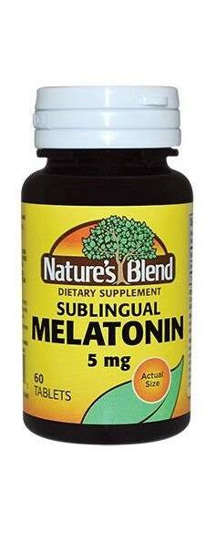 Nature's Blend Melatonin - 5mg, 60 Tablets