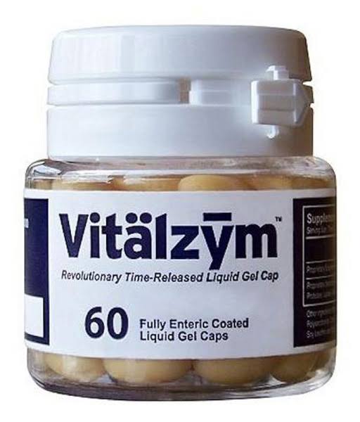 Vitalzym Extra Strength Systemic Enzymes Liquid Gel Caps - 60pcs