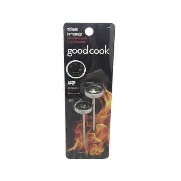 Good Cook Meat Thermometers, Mini, 2 Pack - 2 thermometers