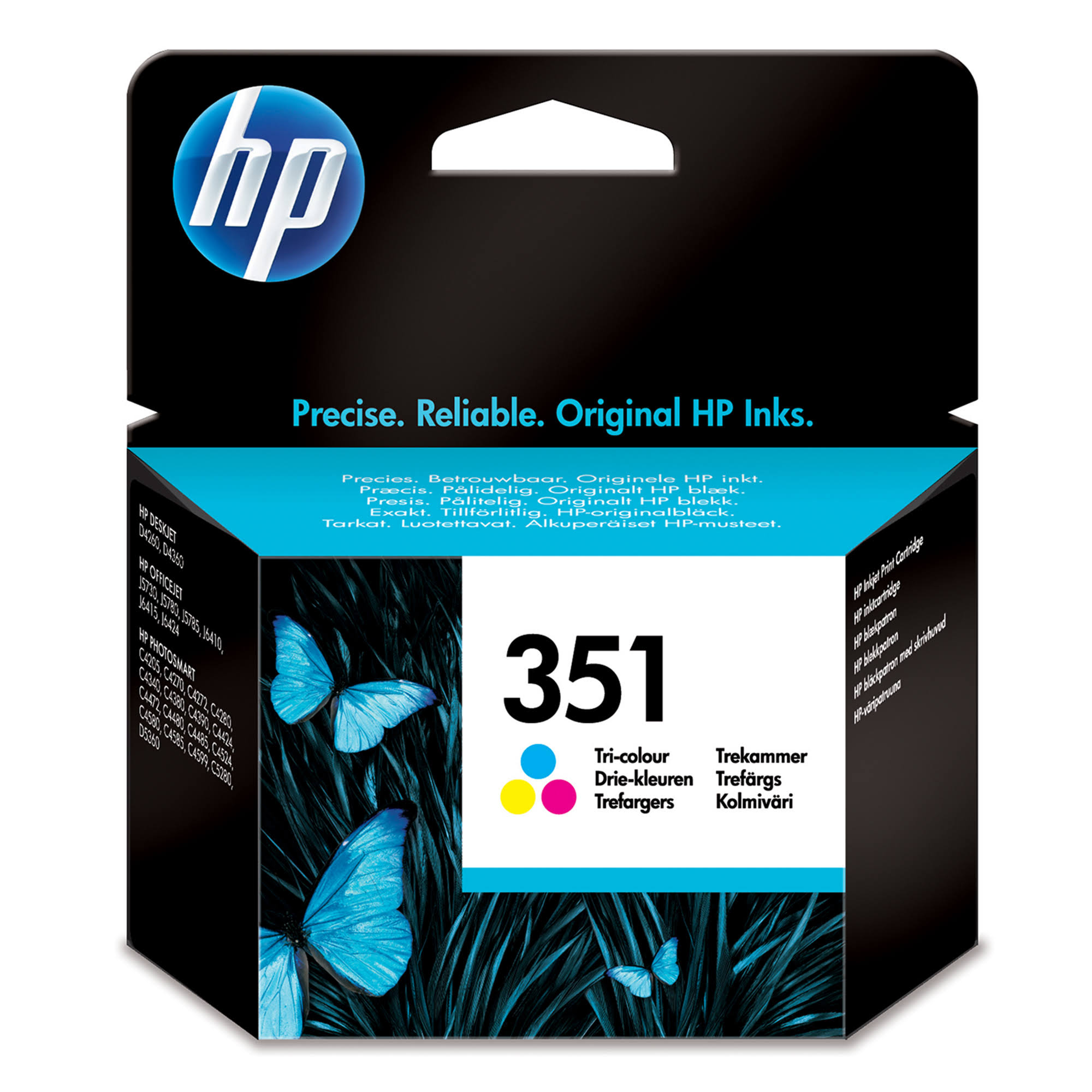 HP Printer Ink Cartridge - Tri-Colour CMY 351