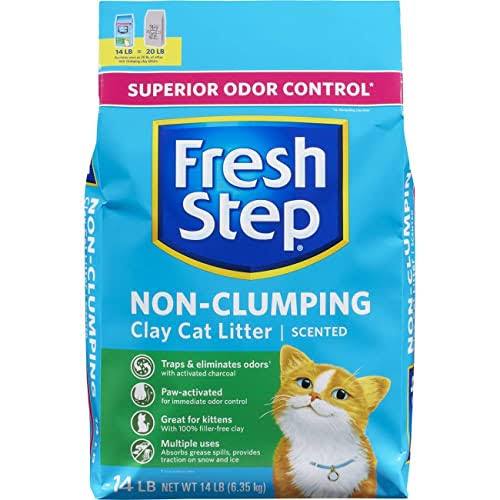 Fresh Step Extreme Clay Non Clumping Cat Litter - Scented, 14lb