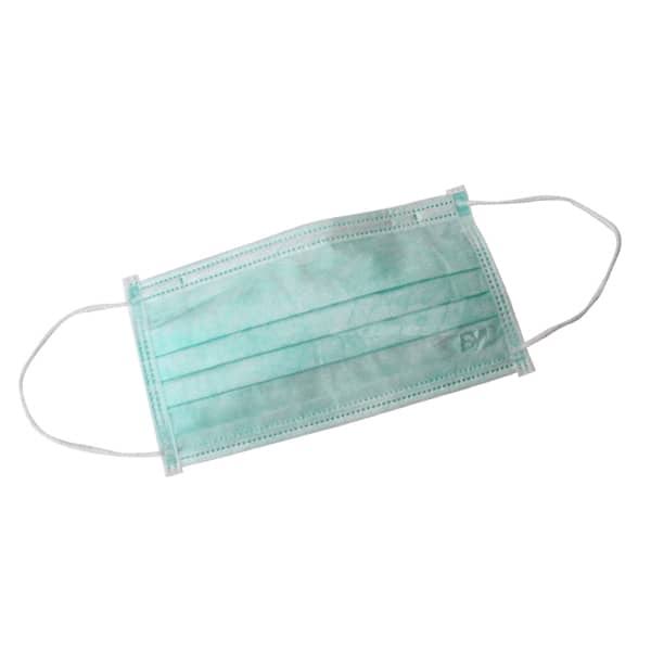 BV Disposable Surgical Face Mask Green - 50pk