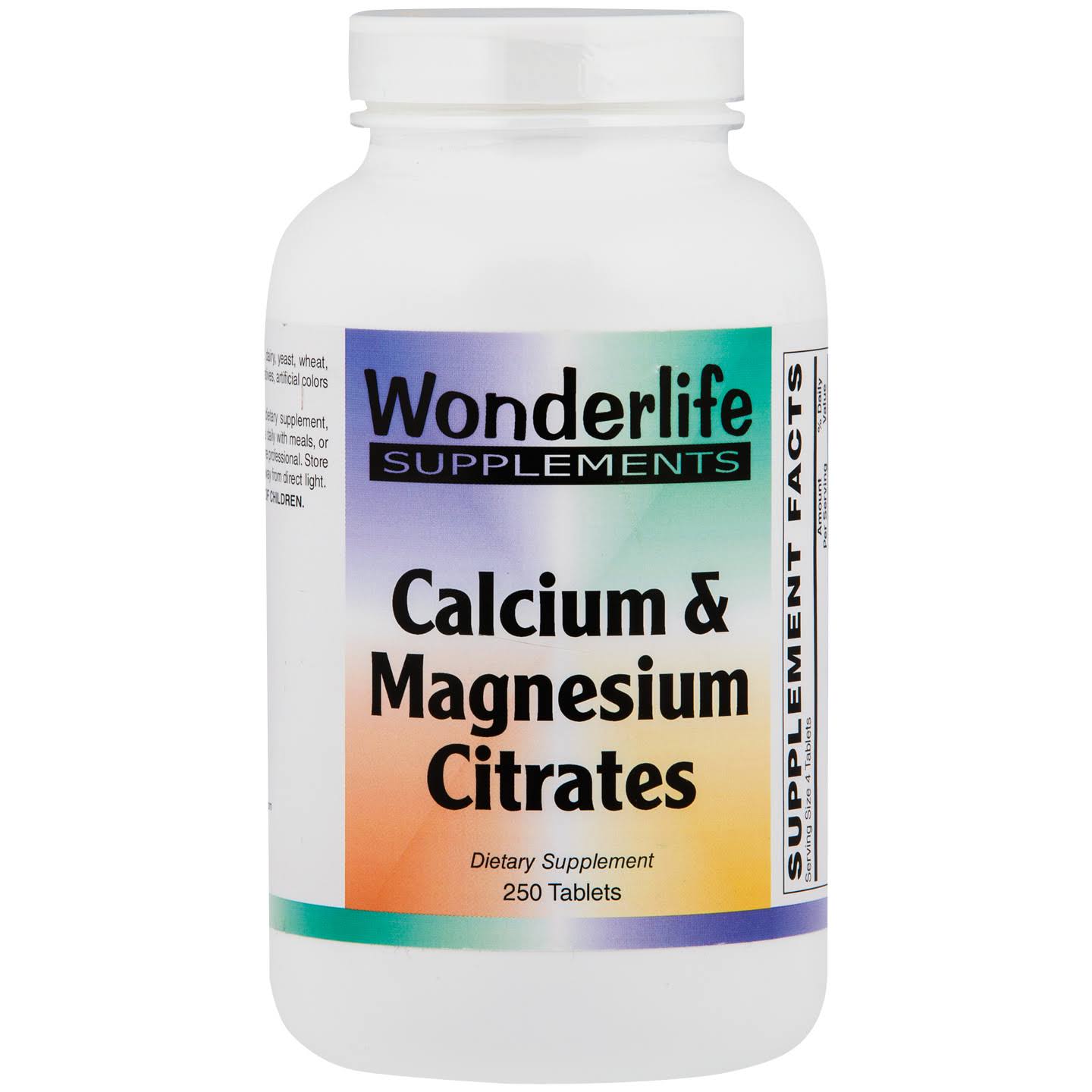 Fairway Calcium & Magnesium Citrates, Tablets - 250 ea