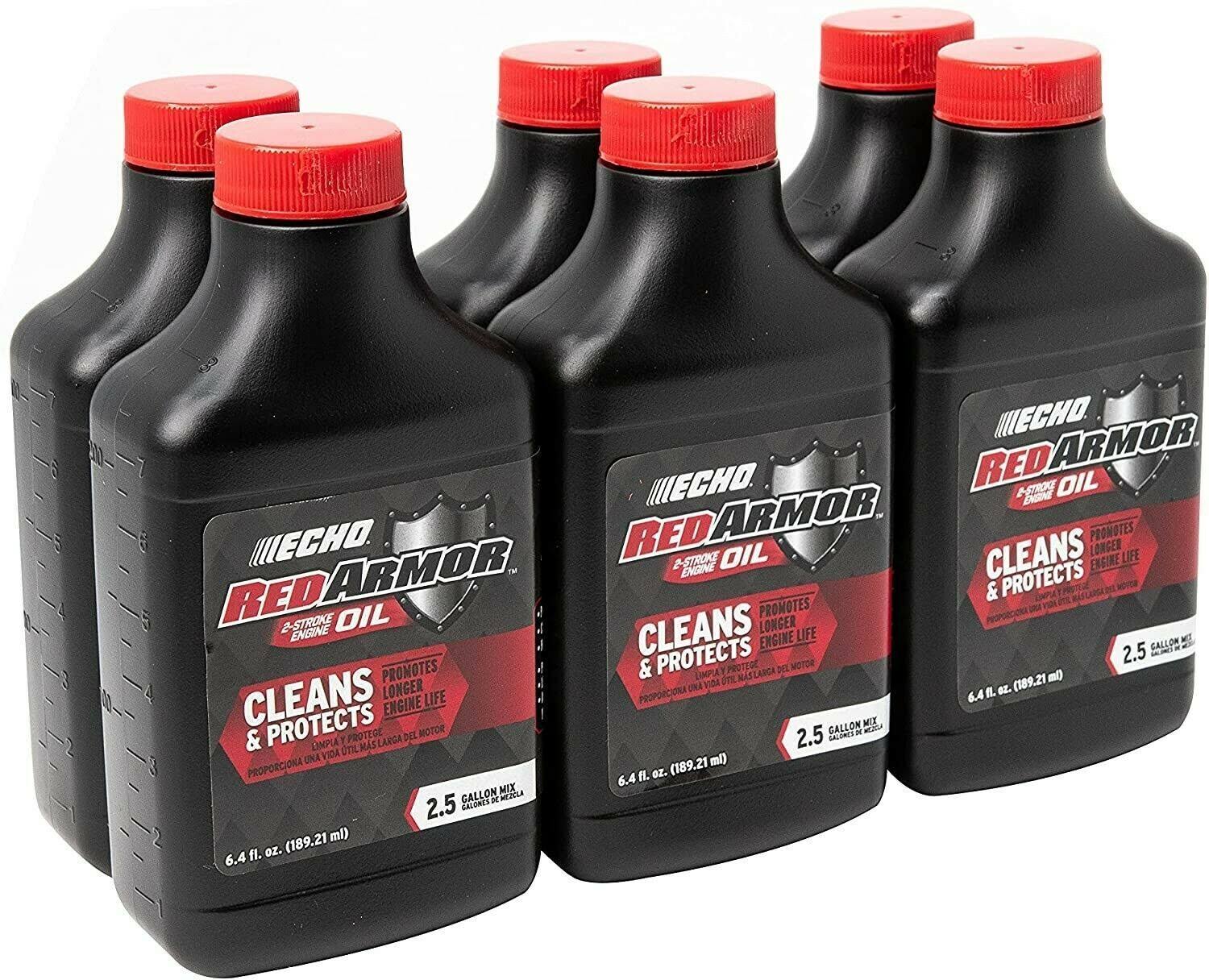 Genuine OEM Echo Red Armor 2 Cycle Oil 2.5 Gallon Mix 50:1 6550025 6.4oz (12pack