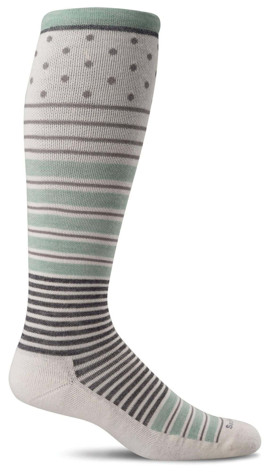 Sockwell Women's Twister Firm Compression Socks S/M / Natural