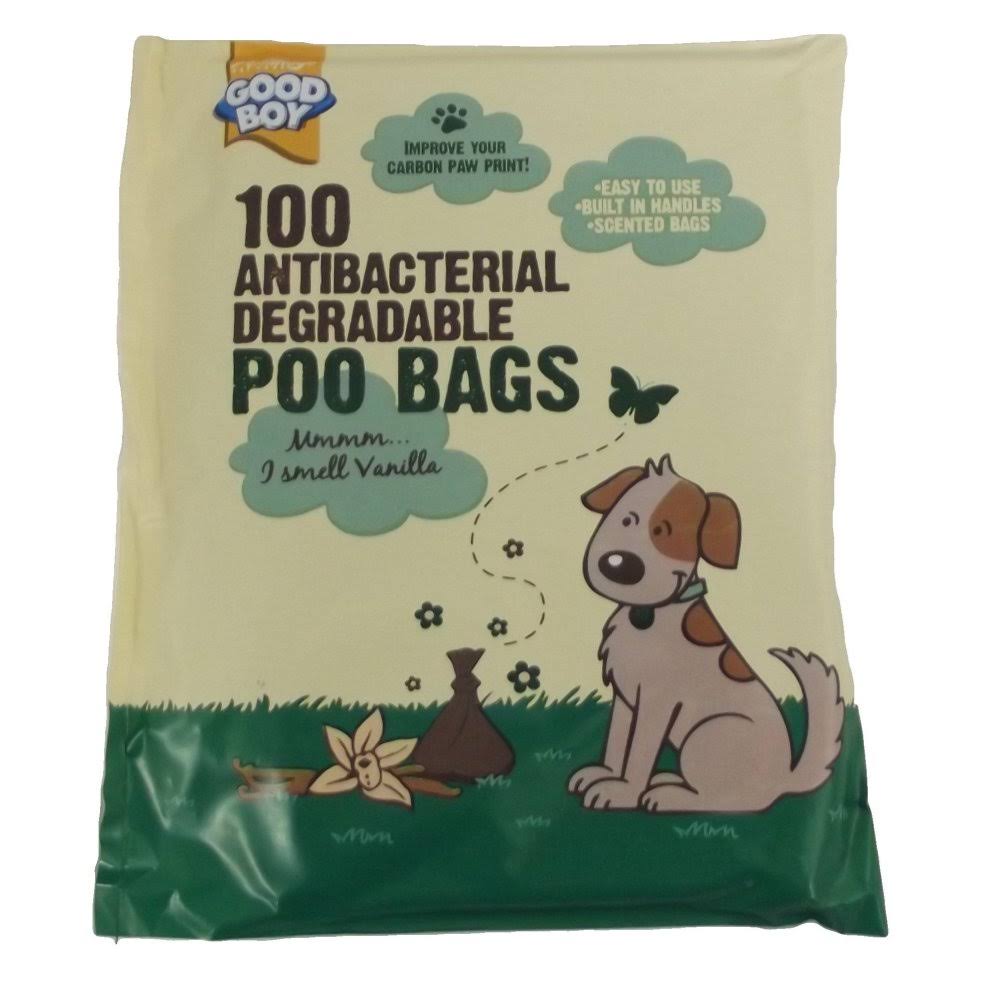 Good Boy Antibacterial Degradable Dog Poo Bags - 100pk