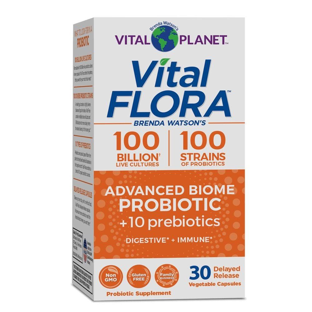 Vital Flora Advanced Biome Probiotic - 30 Capsules