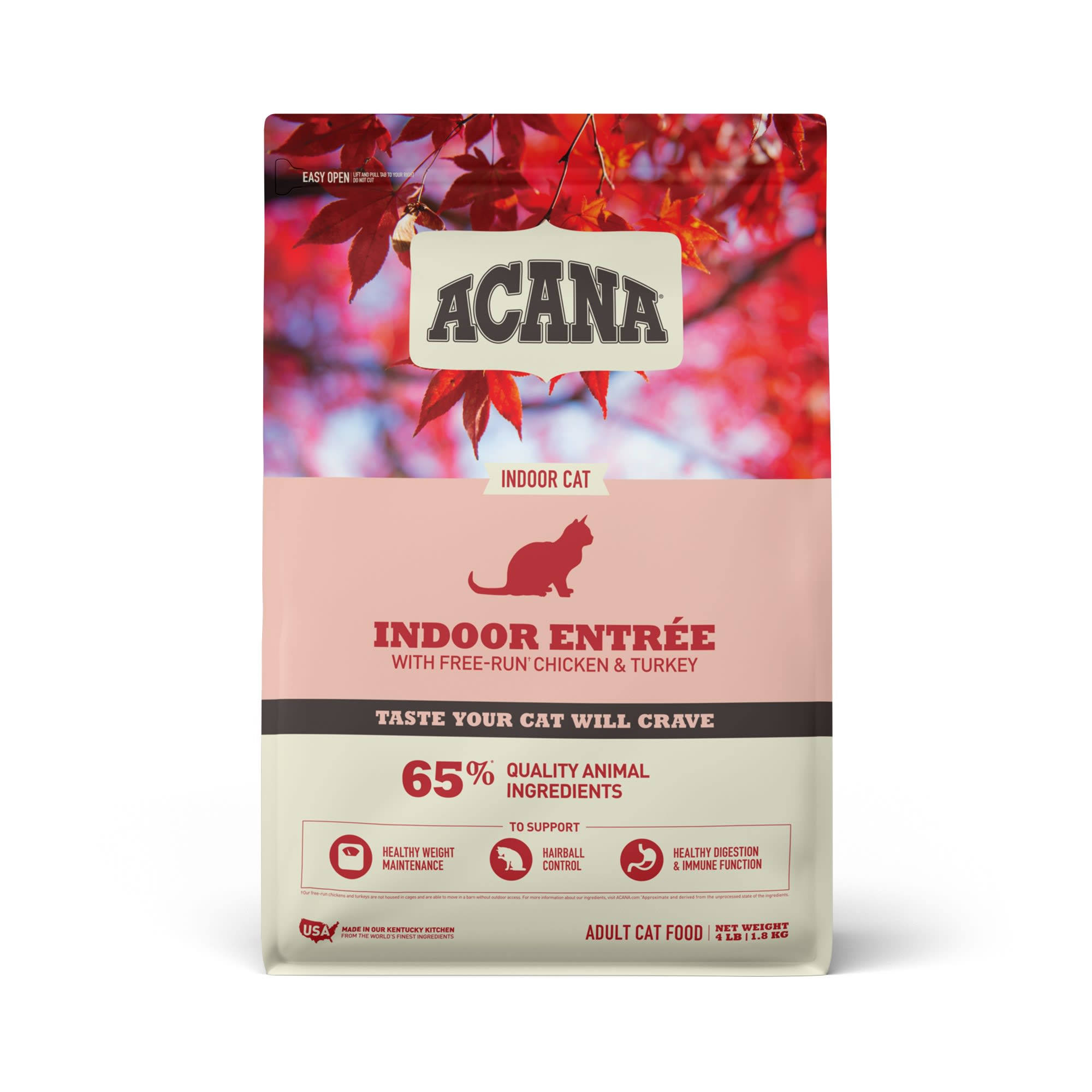 ACANA Indoor Entree Dry Cat Food, 4 lbs.