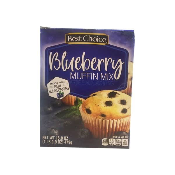 Best Choice Blueberry Flavored Muffin Mix - 16.9 oz