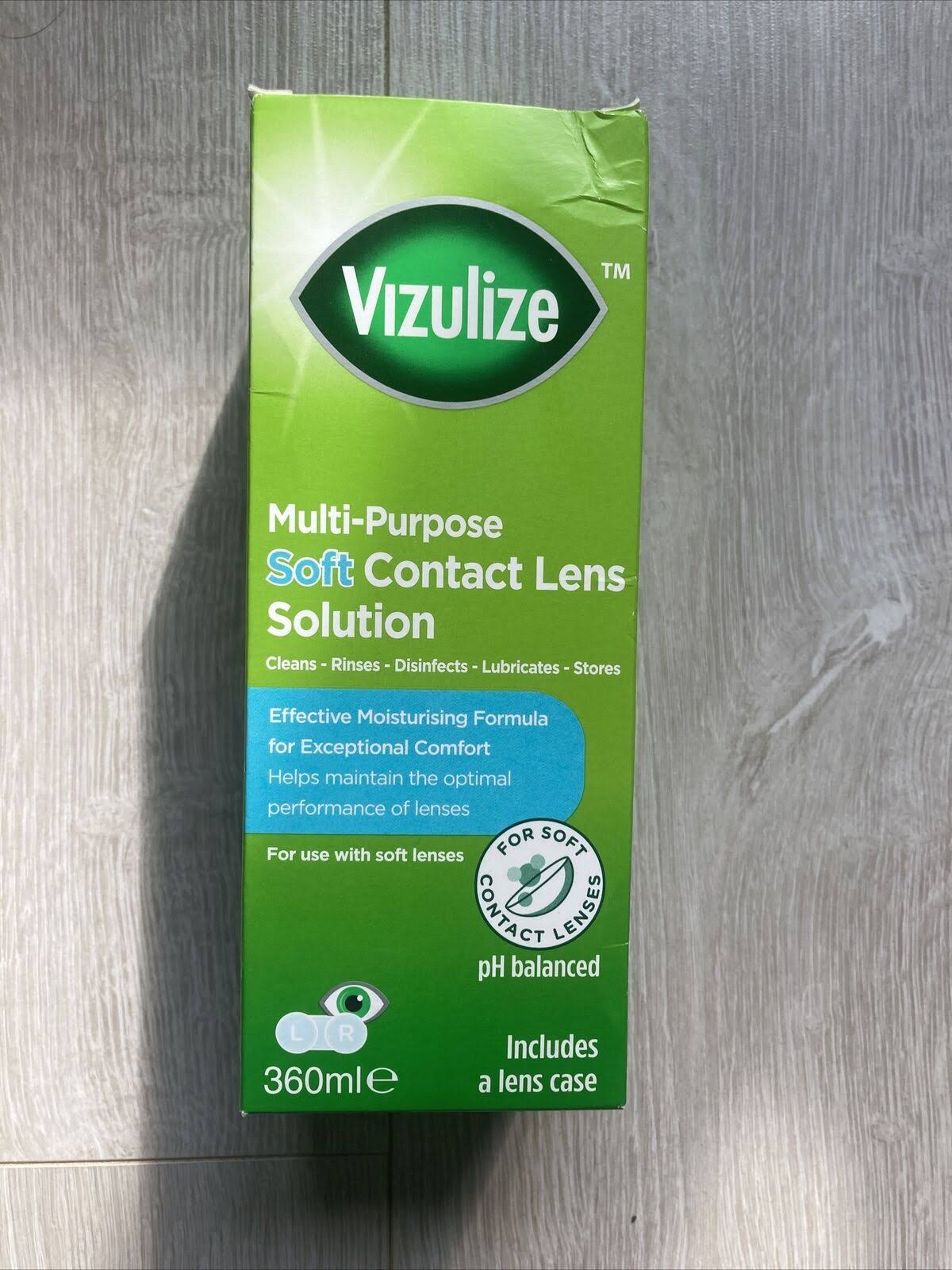 Vizulize All in One For Soft Lenses Contact Lens Cleaning Solution 360ml