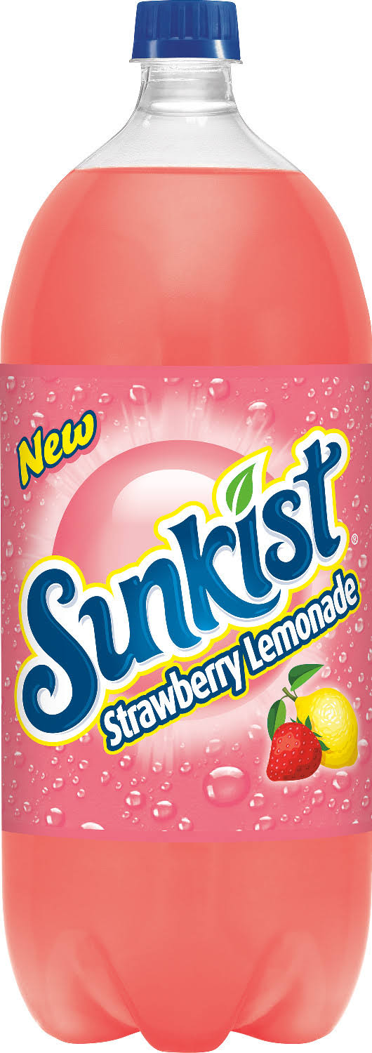 Sunkist Soda, Strawberry Lemonade - 2 liters (2.1 qt)