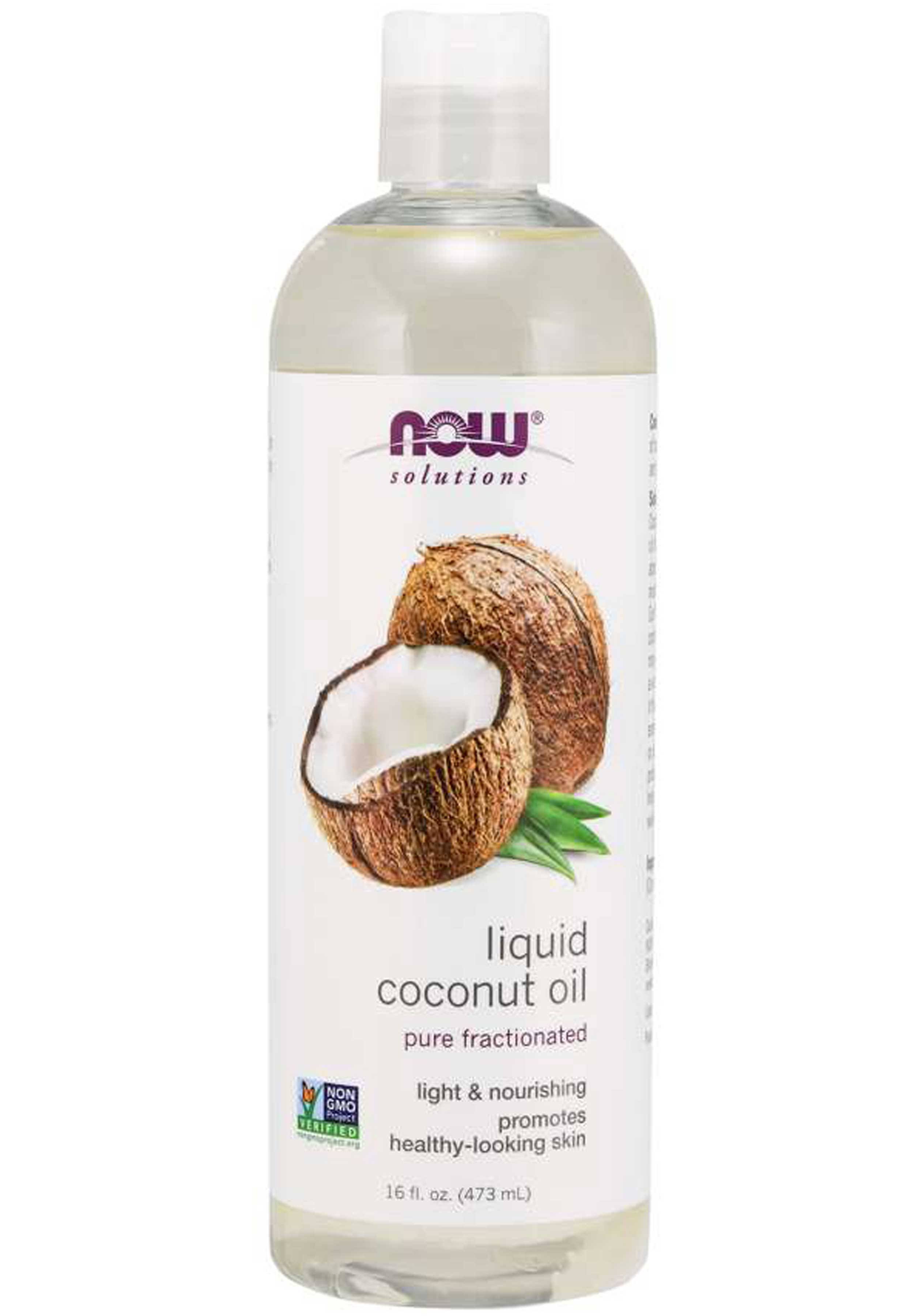 Now Foods Liquid Coconut Oil - 473ml