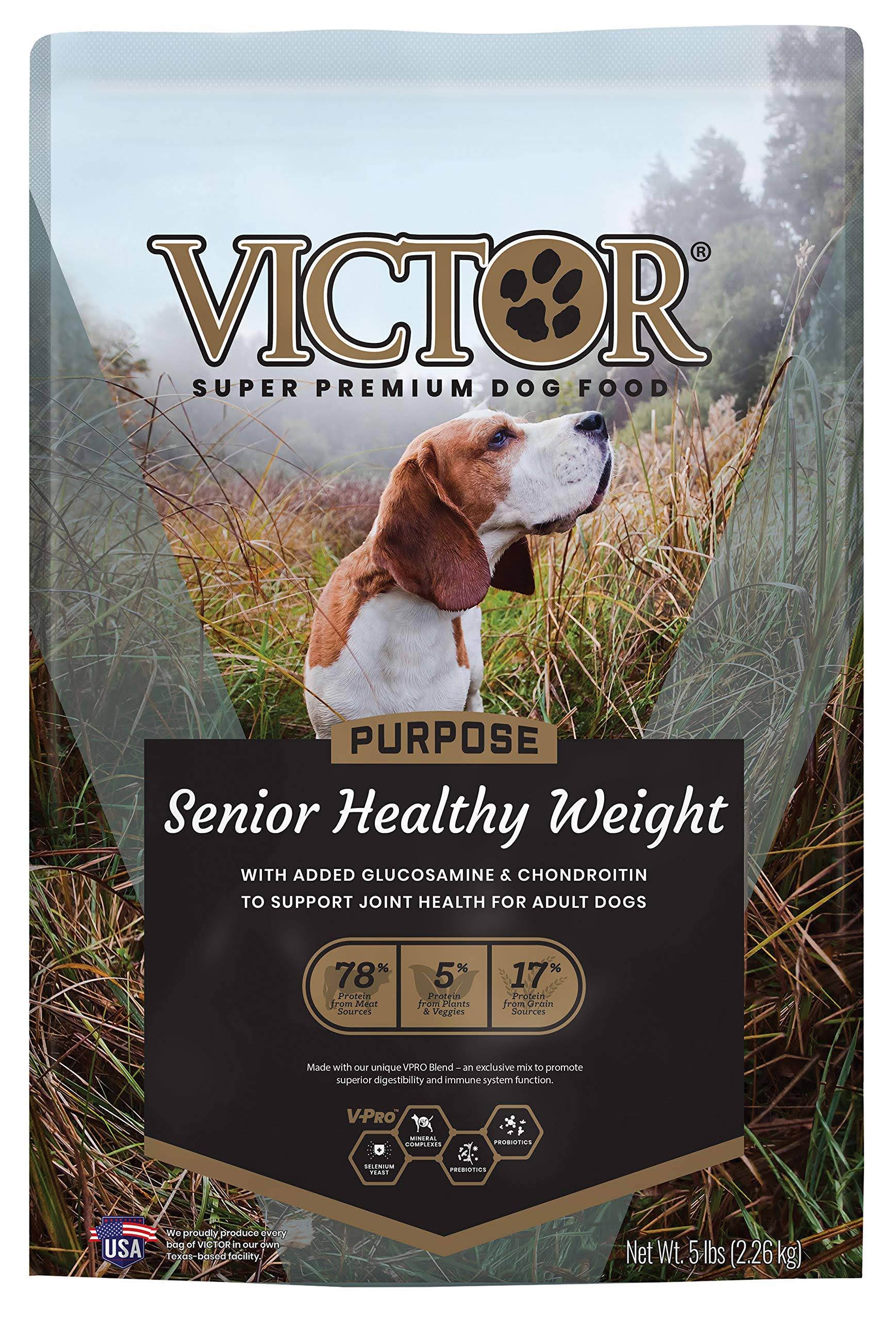 Victor Senior Healthy Weight Dry Dog Food - 5lbs