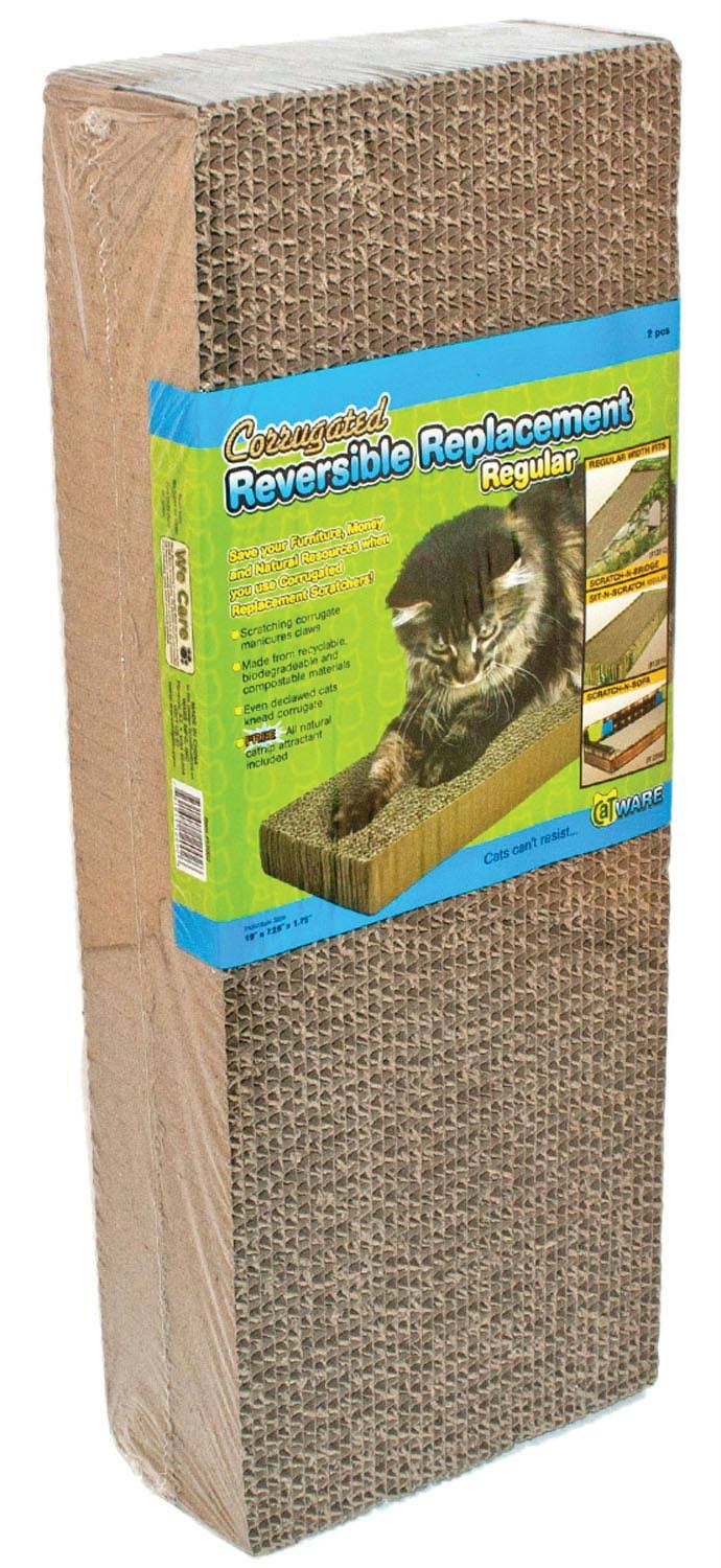 Ware ManufaCounturing Corrugated Replacement Scratcher Pads - Regular, 2 Pack