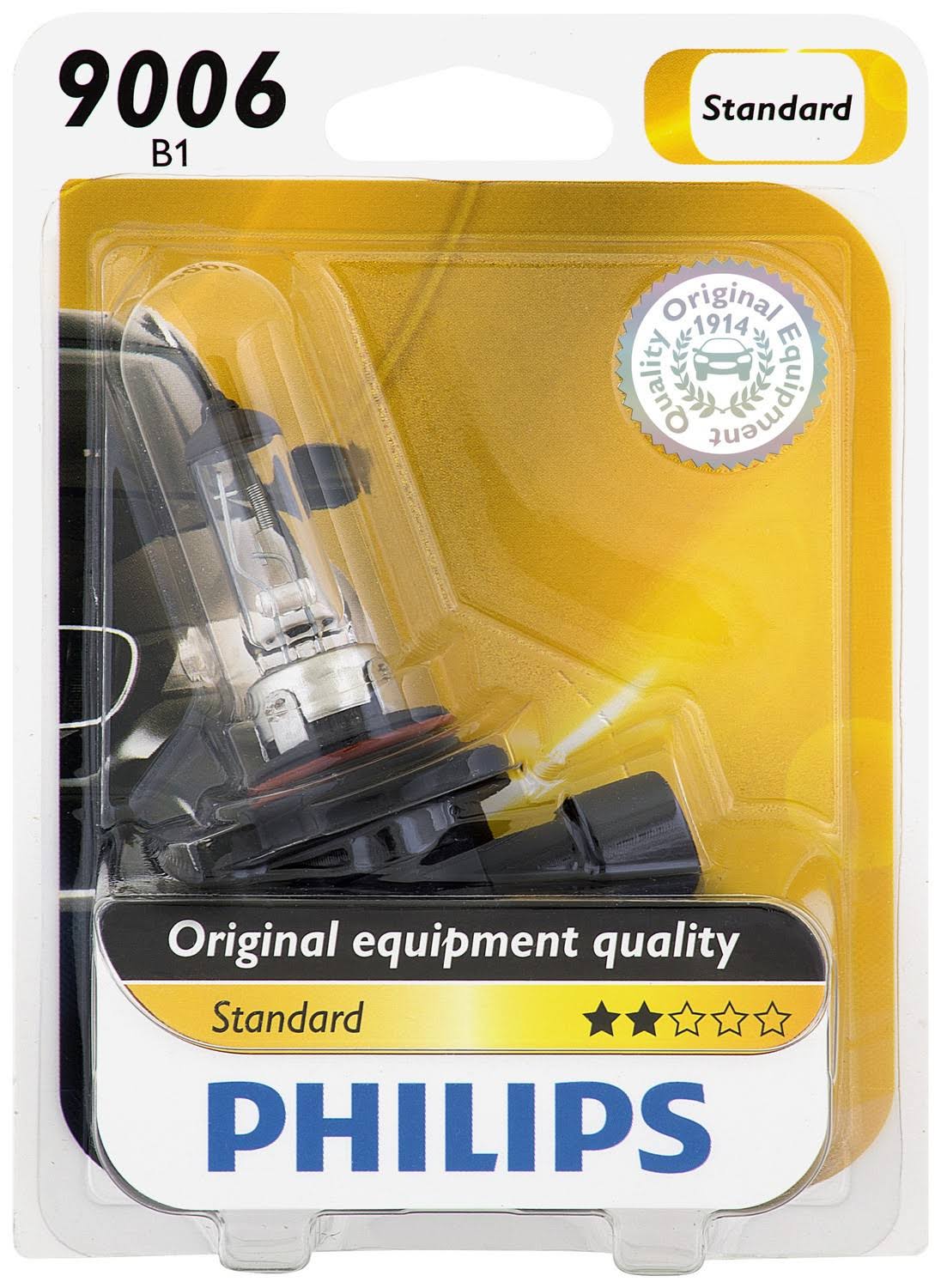 Philips Standard Headlight 9006, Pack of 1 | General | Delivery Guaranteed | Best Price Guarantee | 30 Day Money Back Guarantee