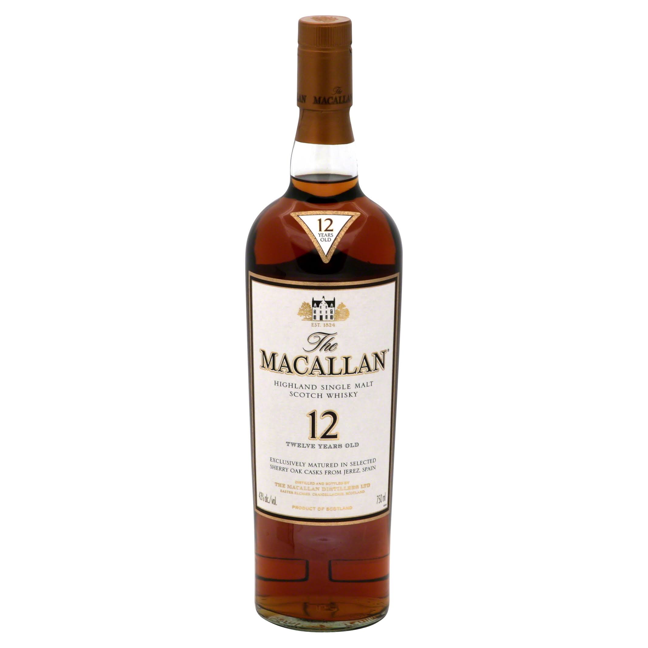 Macallan 12 Years Single Malt Scotch