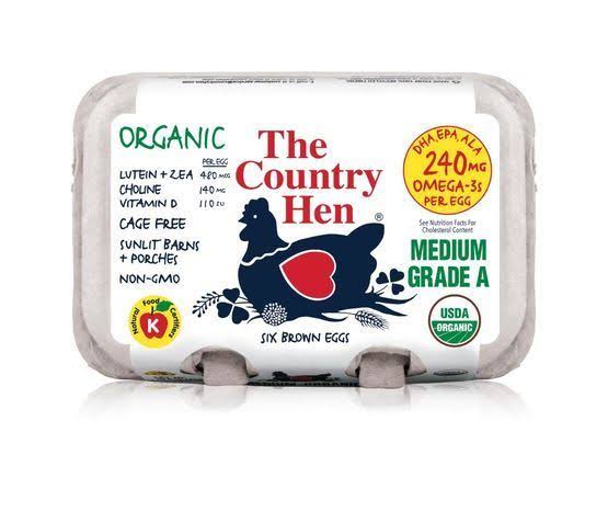 The Country Hen Eggs Organic Medium