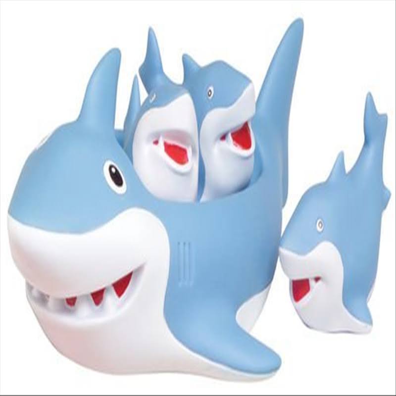Shark Family Bath Toy - Floating Fun!
