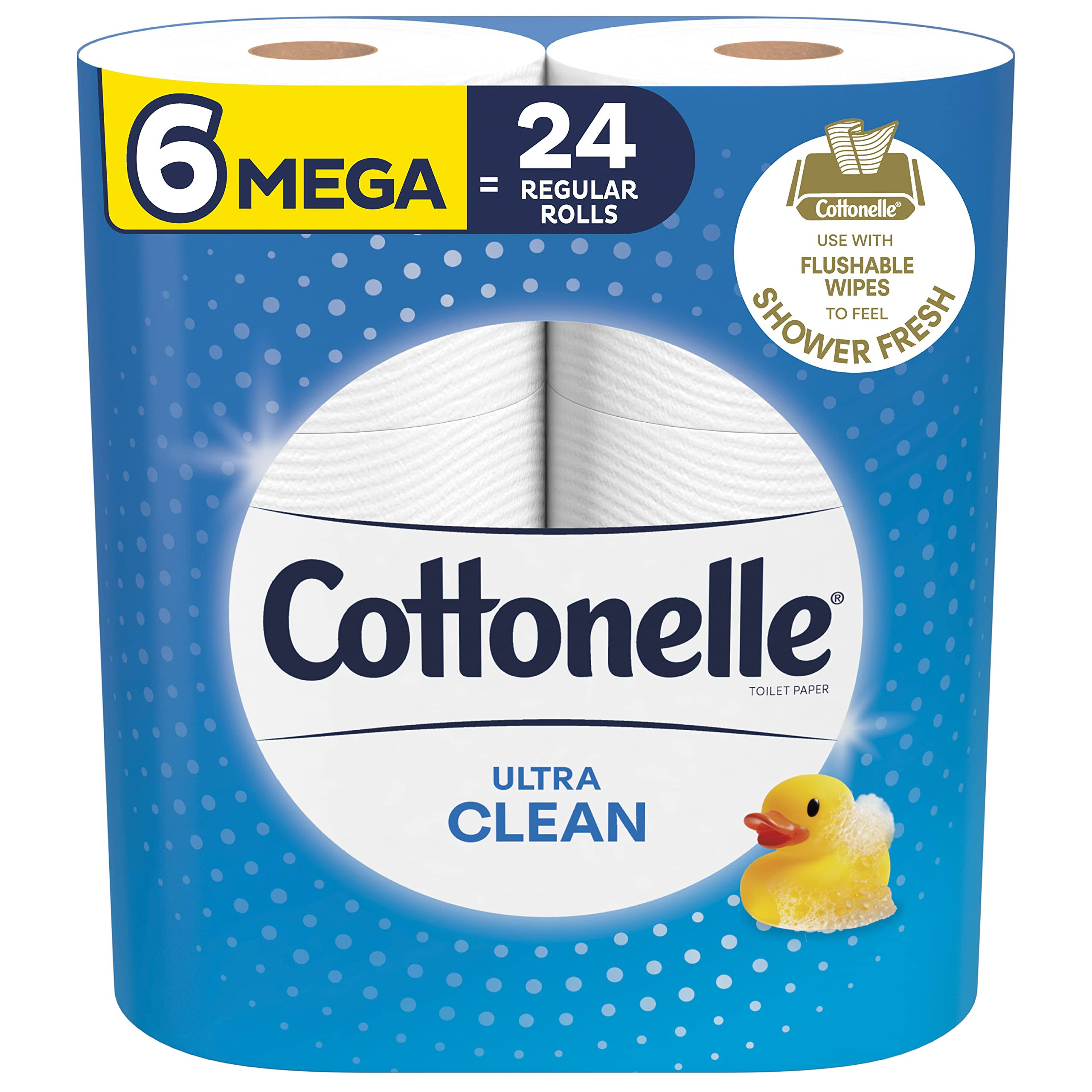 Cottonelle Ultra Clean Mega Roll Toilet Paper - 6's