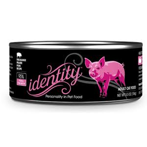 Identity 95% Free Range Prairie Pork Canned Cat Food 5.5oz 24 Case