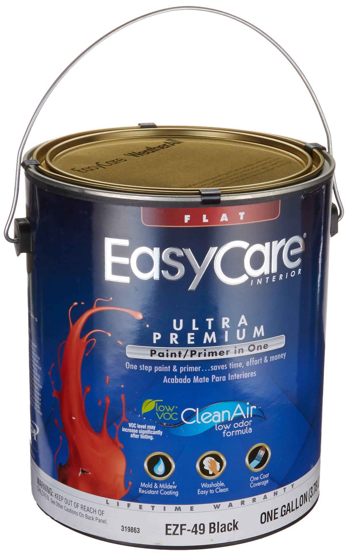 True Value Easy Care Flat Paint and Primer in One - Black