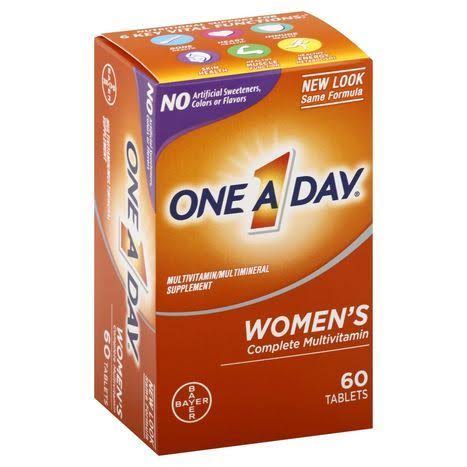 One A Day Women's Multivitamin Tablets, Multivitamins For Women, 60 CT