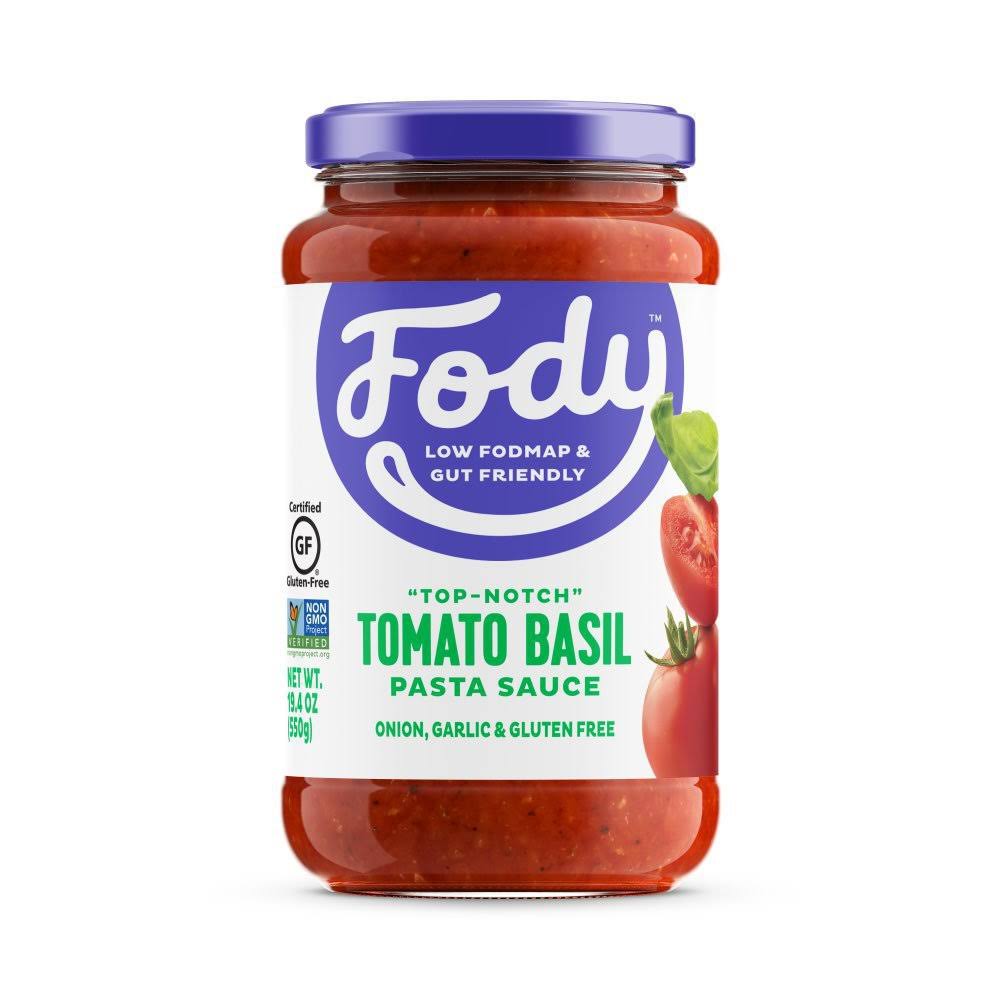 Fody Pasta Sauce, Tomato Basil - 19.4 oz