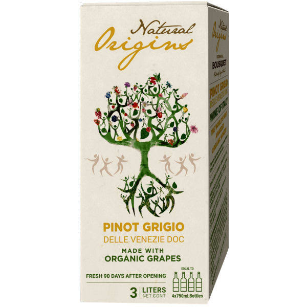 Domaine Bousquet Natural Origins Pinot Grigio Bag in Venezie Italy 3L